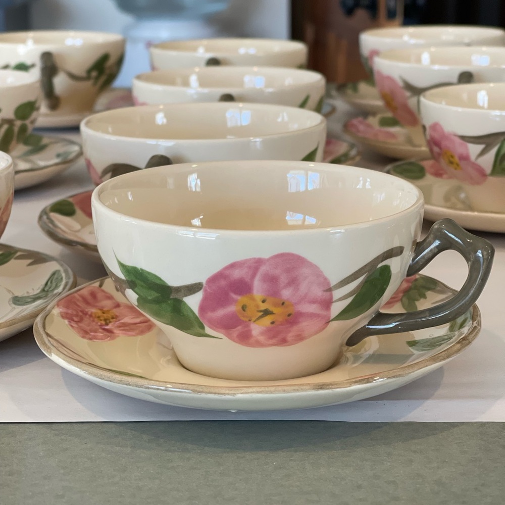 Franciscan Desert Rose teacup and saucer
